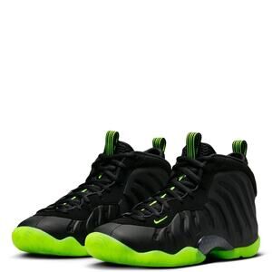 Nike Foamposite Little Posite One Black Volt Sneaker Kids Size 7Y HF0977-001 New